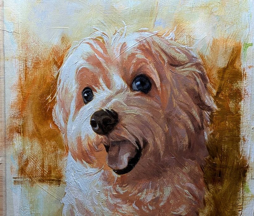 Retratos de Animais - Pintura a Óleo - Por Encomenda