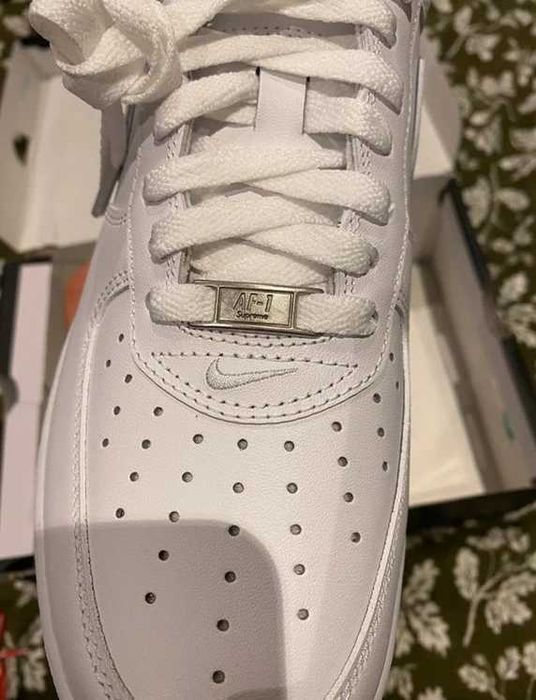 Promocja NIKE AIR FORCE 1 Supreme Biały AF1 R.43