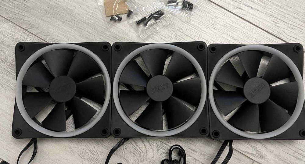 NZXT F120 RGB Triple RF-R12TF-B1