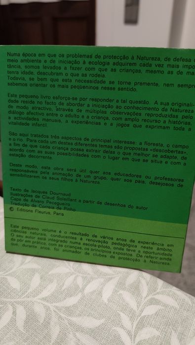 Sensibilizar as crianças à natureza