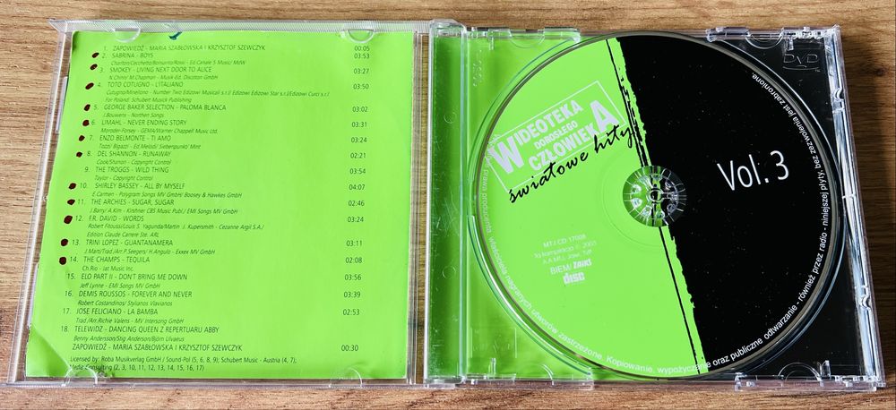Wideoteka Dorosłego Człowieka vol.3 płyta CD