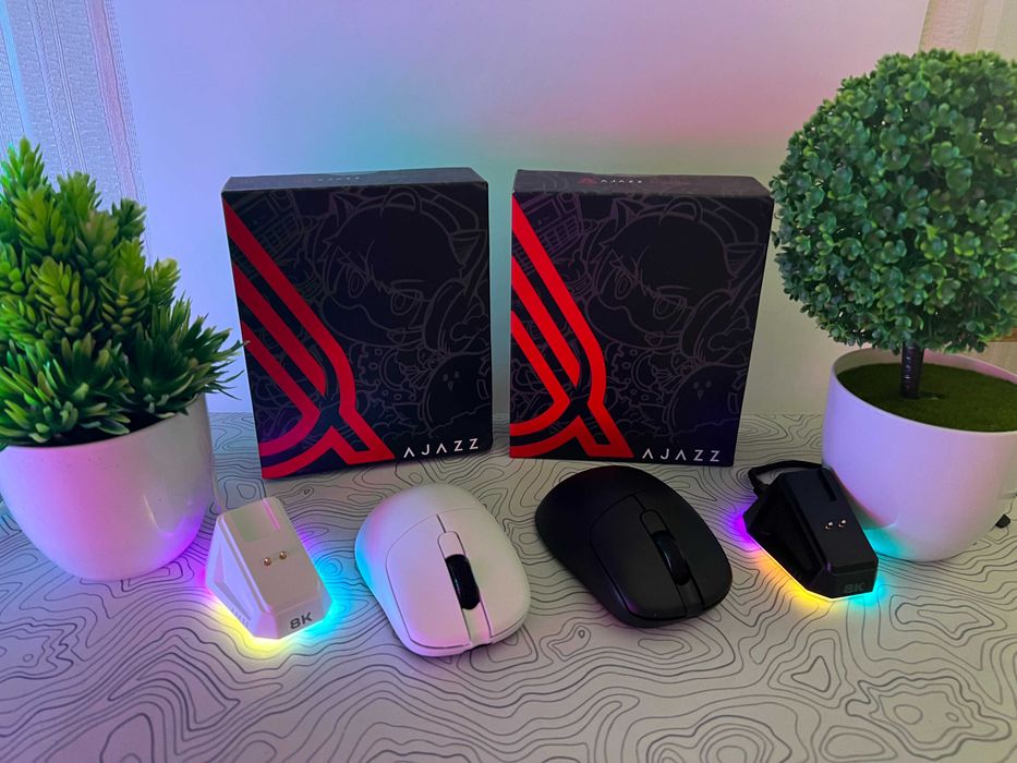• Ігрова бездротова миша • Ajazz Aj179 P 1K / Pro 8K • З Док-станцією