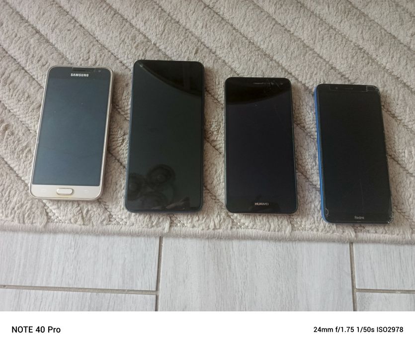 Sprzedam 4 smartfony różne marki