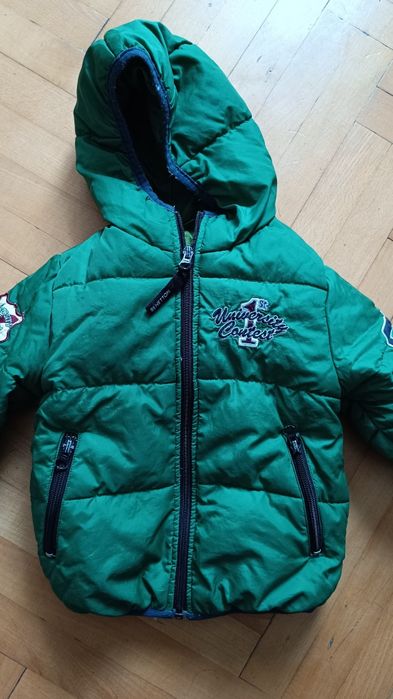 Kurtka dla chłopca Benetton rozmiar 98/104 zielona