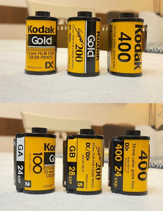 Просрочені фотоплівки з Америки (35мм) Kodak, Fujifilm, Polaroid