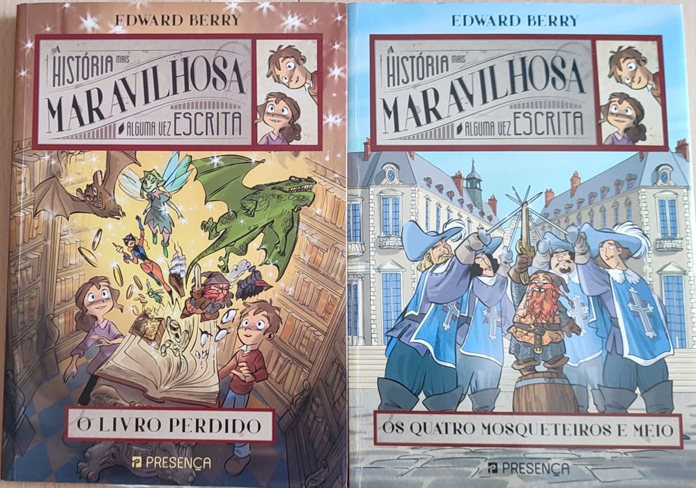 2 Livros da coleção "A história mais maravilhosa alguma vez escrita"