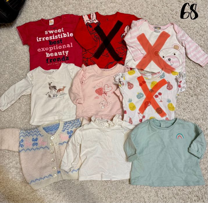 Дитячий одяг різного розміру