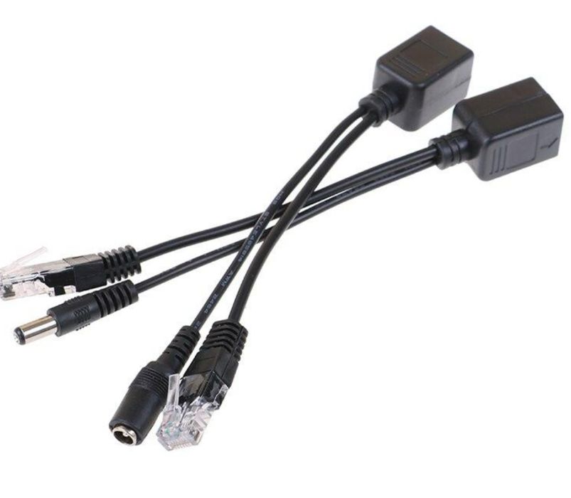 Кабель POE Пасивний адаптер живлення через Ethernet