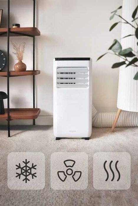 3w1 WYDAJNY Klimatyzator przenośny 2,6kW cichy osuszacz powietrza WiFi