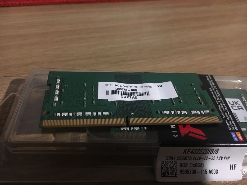 ОЗУ для ноутбука DDR 4GB x 2