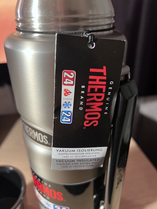 Thermos Stainless King Termos, Stal Nierdzewna, Srebrny, 1, 2 L