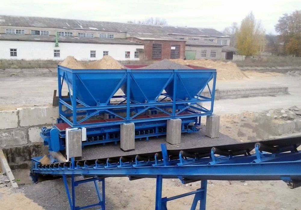 Ленточный конвейер подачи инертных, бетонный завод, транспортер НОВЫЙ