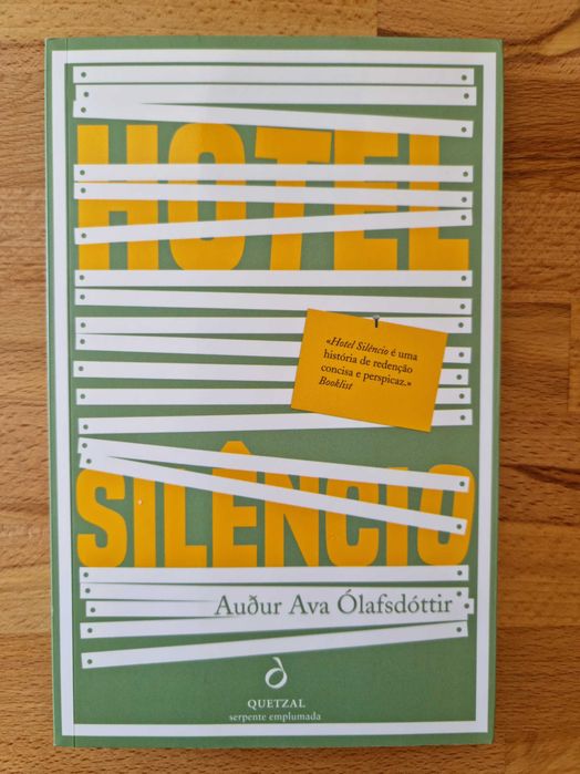 Book "Hotel Silence" by Auđur Ava Ólafsdóttir, 1st edition by Quetzal