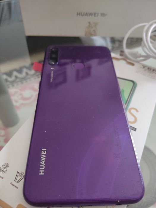 Huawei Y6p 64gb lilás OFERTA película de vidro