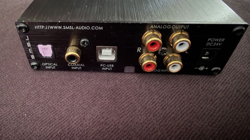 SMSL SD-650 DAC + Wzmacniacz Słuchawkowy | USB / Optical / Coax | Hi-Fi | Stan BDB
