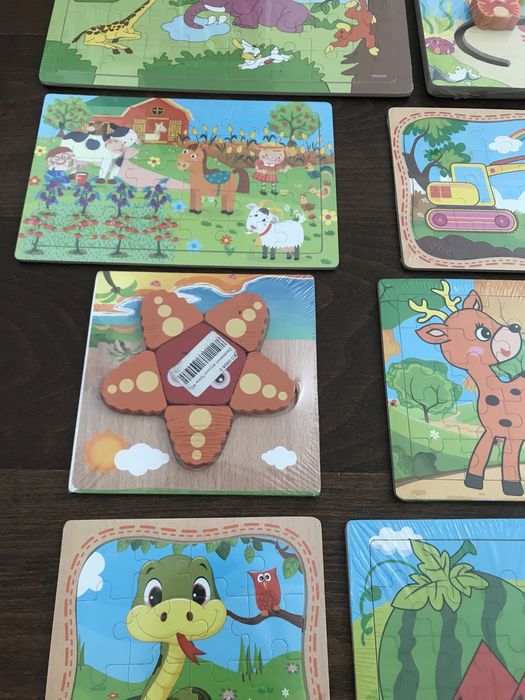 Пазли дерево Монтесорі іграшки