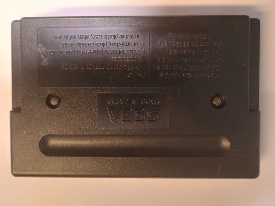 Aladdin Sega Mega Drive sam cartridge