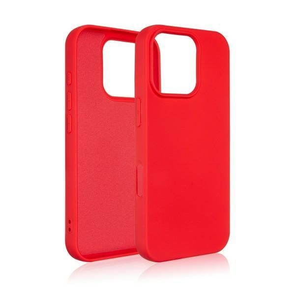 Beline Etui Silicone iPhone 16 Pro 6.3"czerwony/red