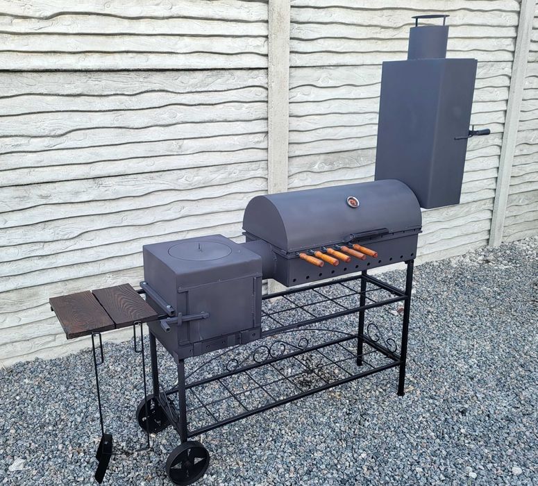 5мм! ХИТ! ЛУЧШАЯ ЦЕНА! Мангал Коптильня Барбекю Печь Под Казан