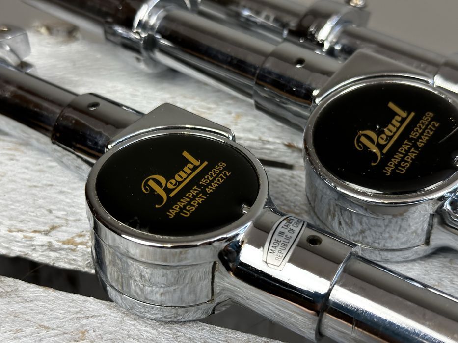 Pearl Long Tom Holder x3 | UNI-LOCK | 80s 90s | 7/8"