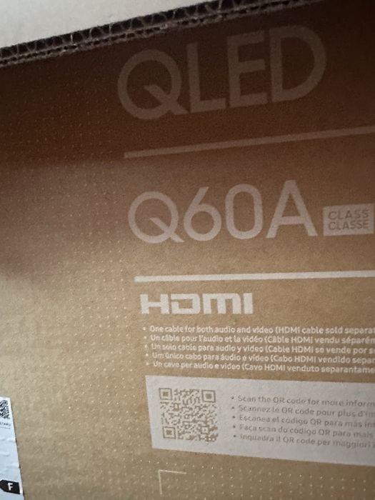 Telewizor samsung qled Q60A 65 cali