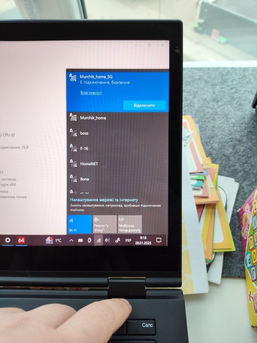 LTE 4G sim Lenovo ThinkPad X1 Yoga 3rd Gen i7-8550u 16/256 gb сенсорни