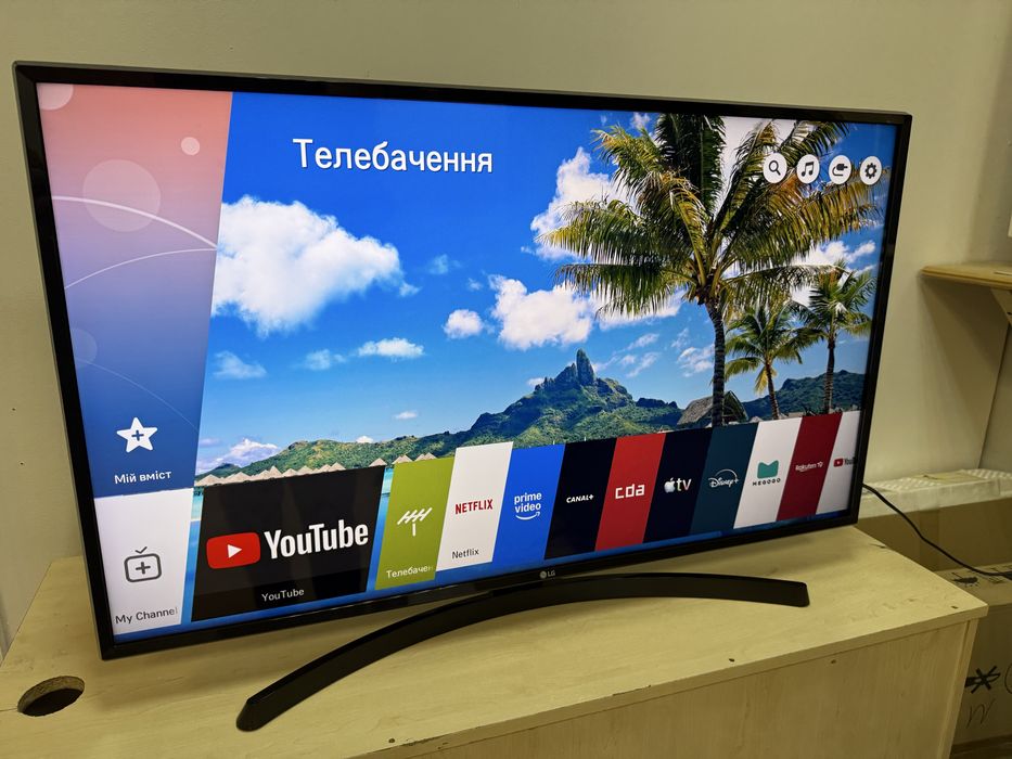 Телевізор LG 43 дюйми ,43UK6400PLF,webos, 4K Smart TV,2019 рік