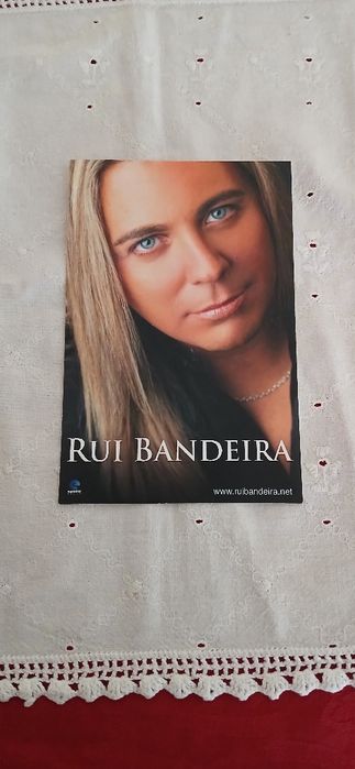 Postal Rui Bandeira, autografado