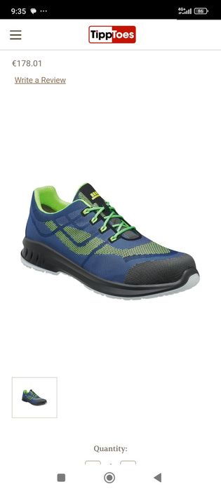 Оригинальная рабочая обувь ботинки Steitz Secura CP 4200 ESD р.45