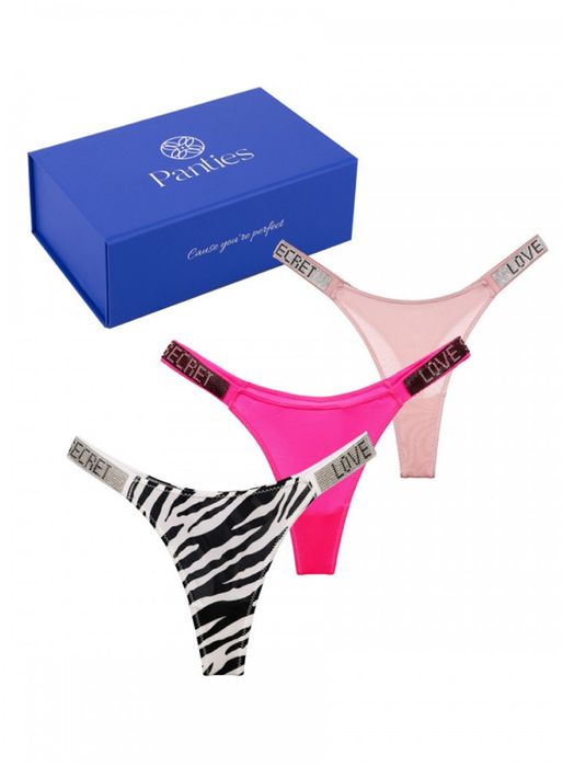 На подарунок‼️Набори трусиків + стрінги по 1 шт - Преміум якість