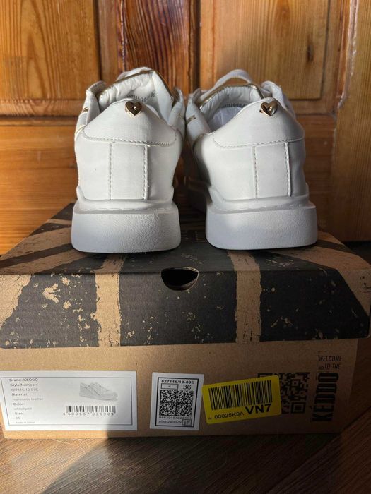 skórzane Sneakersy Keddo rozm.36 nowe!