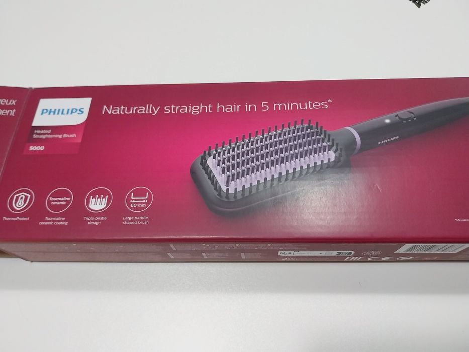 Alisador de cabelo Philips não usado.