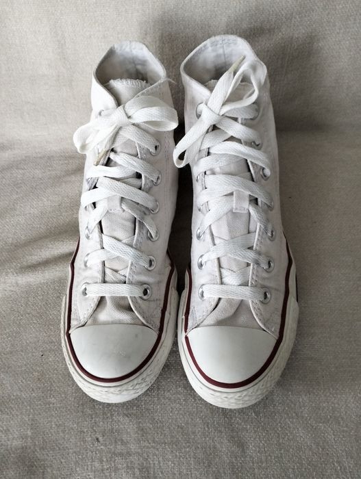 Białe Converse r. 38 24.5cm długie