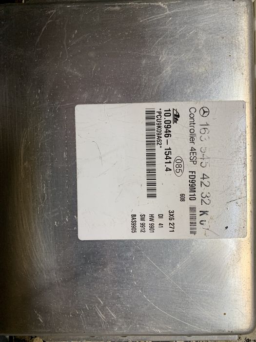 Блок есп на Mercedes ML