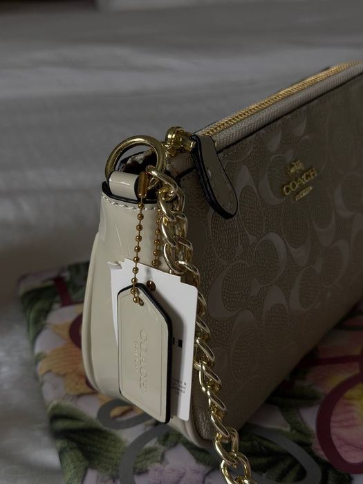 Сумка Coach / сумочка коач коуч біла