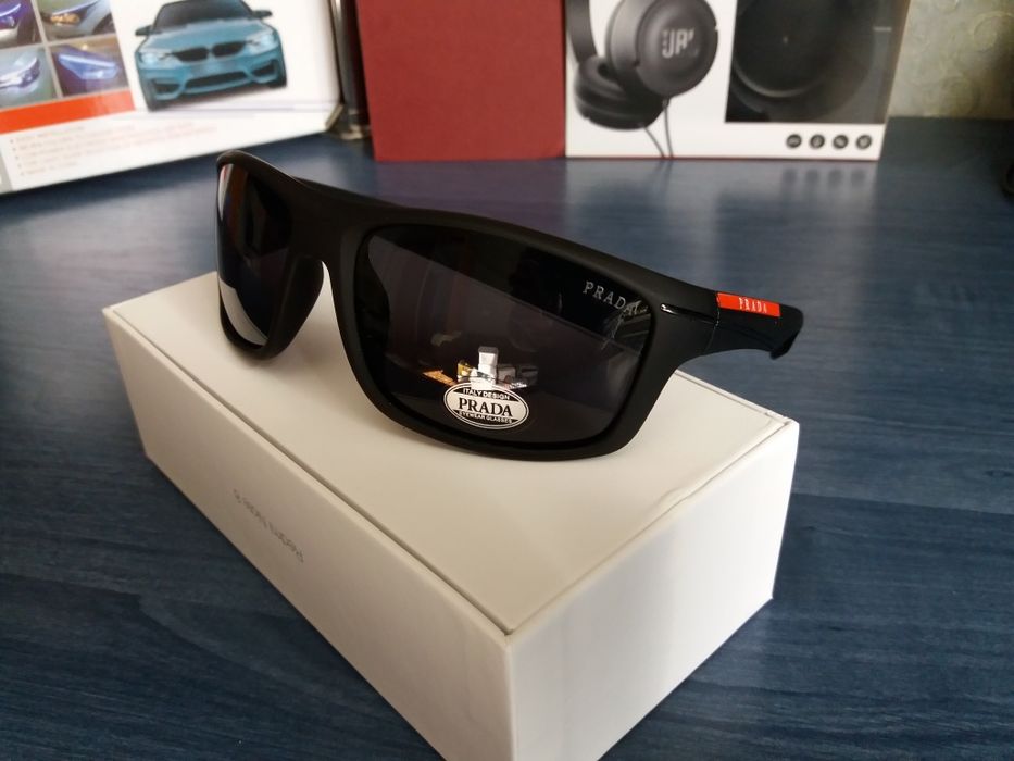 Очки Prada для водителей солнцезащитные мужские с поляризацией