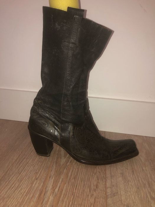 Botas pretas casuais