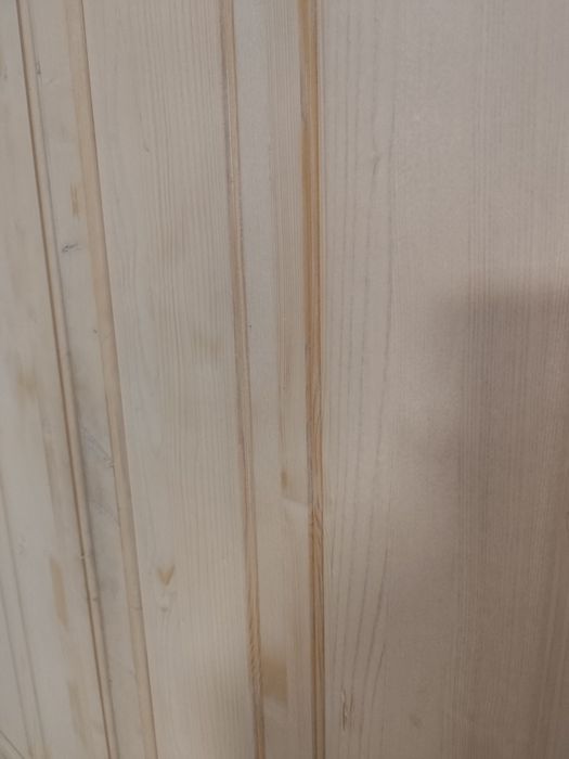 Szafa lite drewno sosna bielona dwa lustra 3m x 2.17