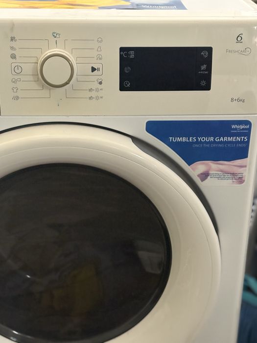 Maquina de lava e secar 8kg Whirpool