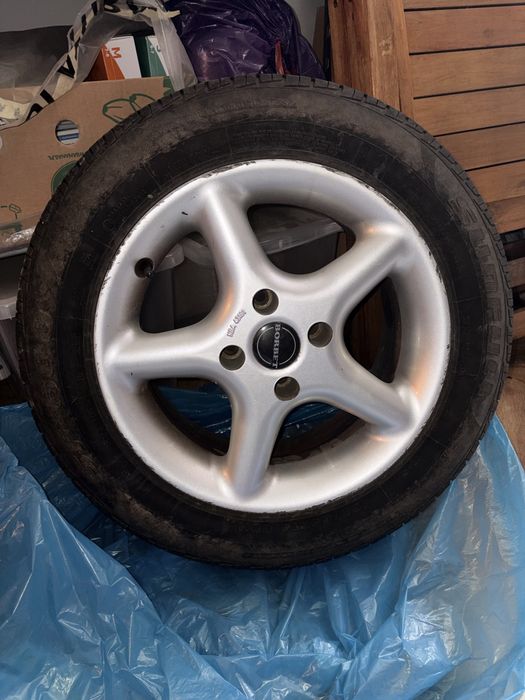 Alufelgi BORBET Germany 15” + opony letnie 185/65R15