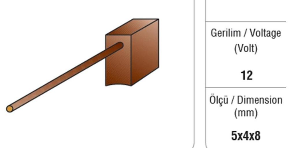 Щітки 12В, 24В. 8х10, 7,9x8,7x18, пічки, кондиціонера