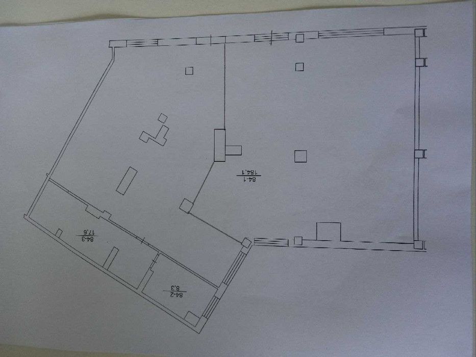 Оренда фасадного приміщення на Чорновола 5а, площею 101,1 м кв