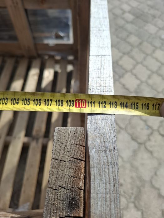 Skrzyniopaleta składana solidna 100 x 110 x 130