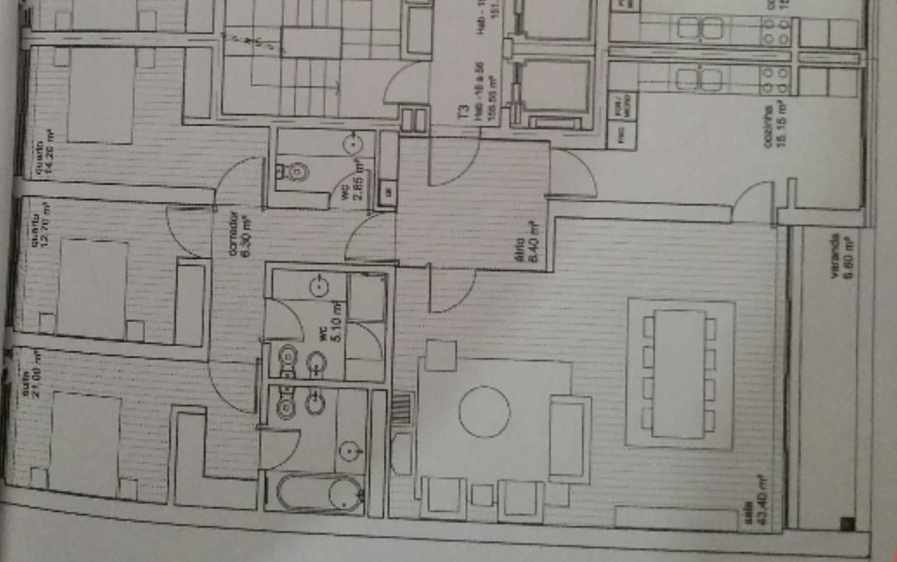 T3 em pleno centro de V. N. Famalicão - Edifício Living Famalicão.