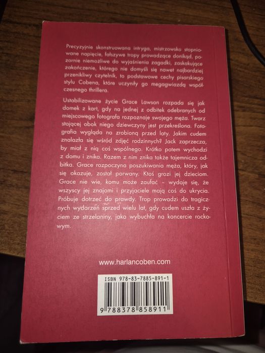 Harlan Coben: Tylko jedno spojrzenie  (książka)