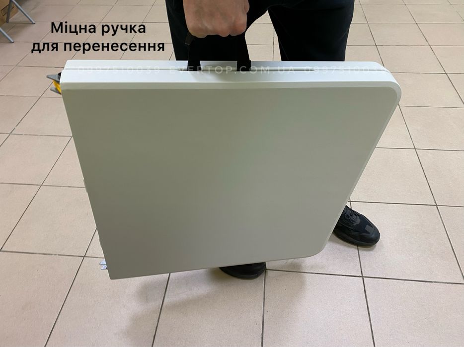Розкладний стіл для пікніка ПЛАСТИК 120х60 см Посилений. Стол пикника