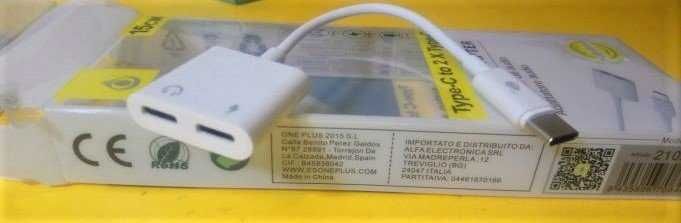 Cabo 2 em 1 carga e áudio Type-C - 2x Type-C64585830991234121