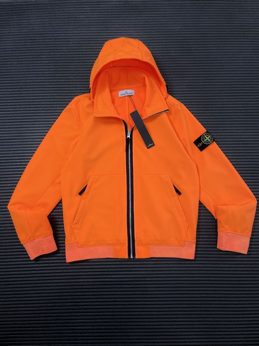 Куртка/софтшел Stone Island Light Shell-R Orange оригінал