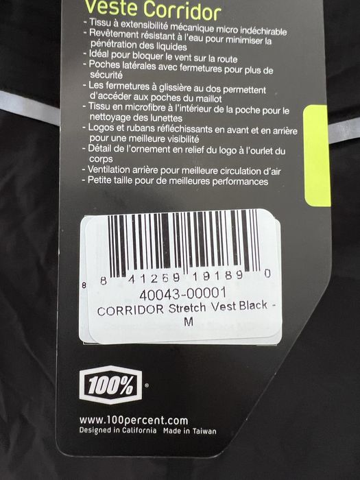 Colete bicicleta 100% T.M - NOVO