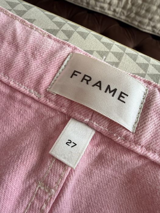 Широкі Рожеві джинси FRAME, розмір 27
